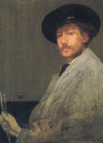 Arrangement in Grey:Portrait of the Painter
